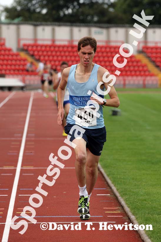 Senior mens 1500 metres at the Gateshead Tartan Games Open.